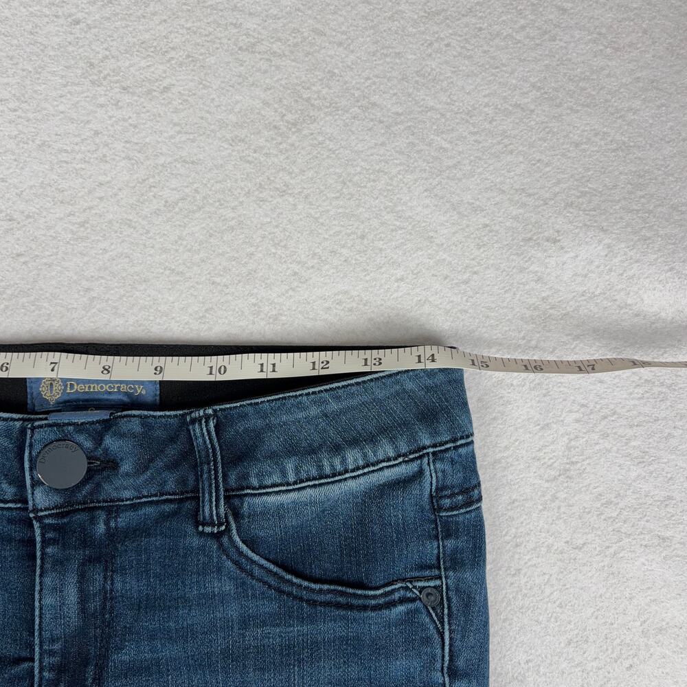 Democracy Absolution Jeans Women’s 6 Blue Mid Rise Boot Cut Stretch Denim EUC - Picture 5 of 10